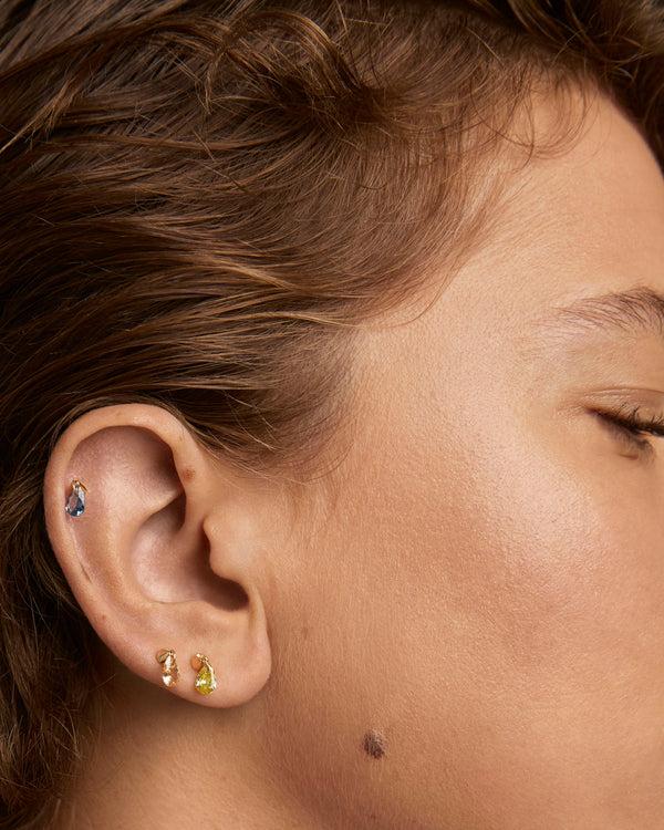 P D Paola Peach Lily Single Earring