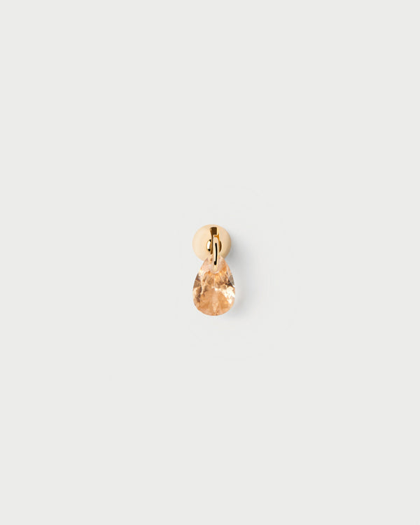 p d paola Peach Lily single earring
