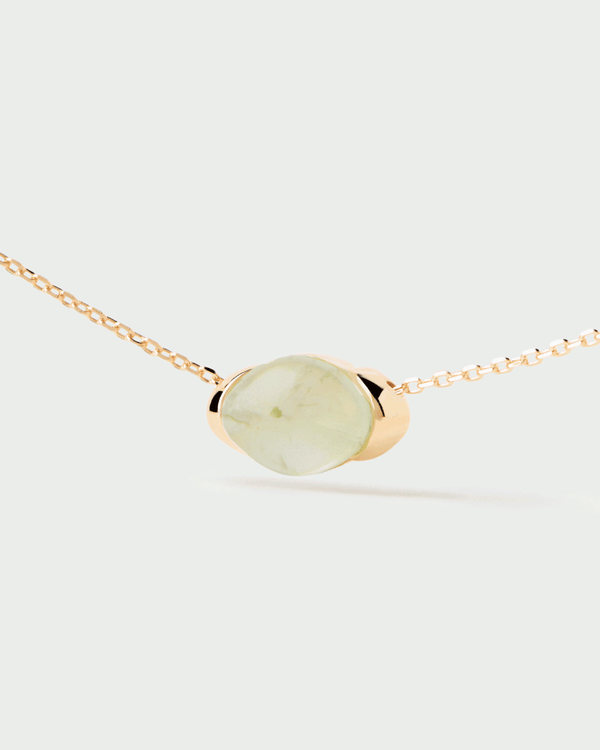 p d paola Prehnite Bay necklace