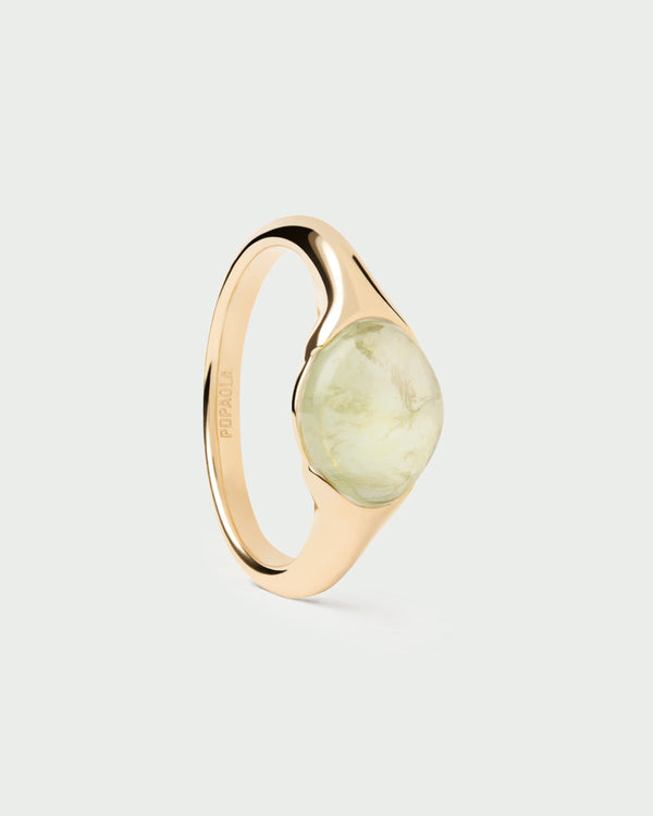 p d paola Prehnite Bay ring