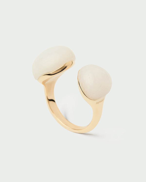 p d paola Quartz Gravity ring
