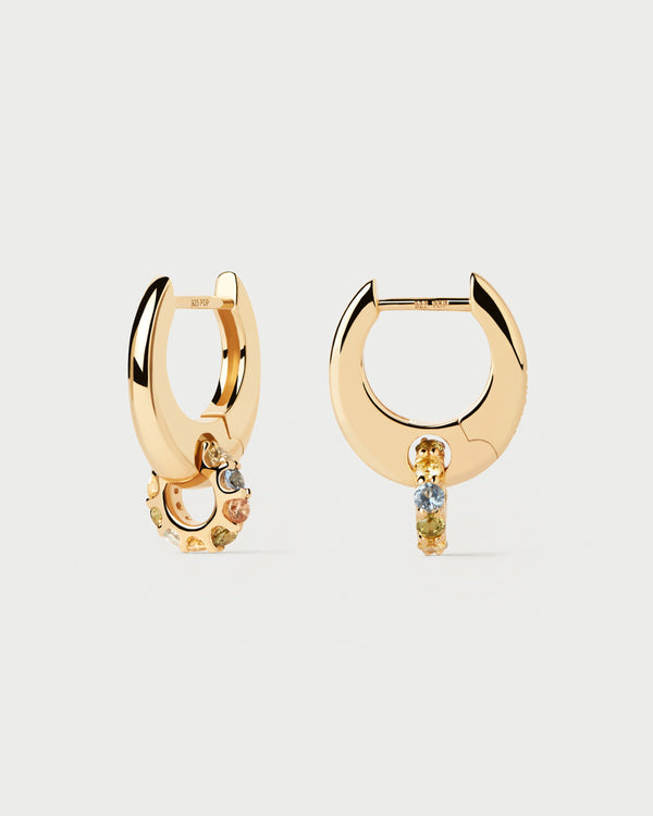 p d paola Rainbow Spin hoops