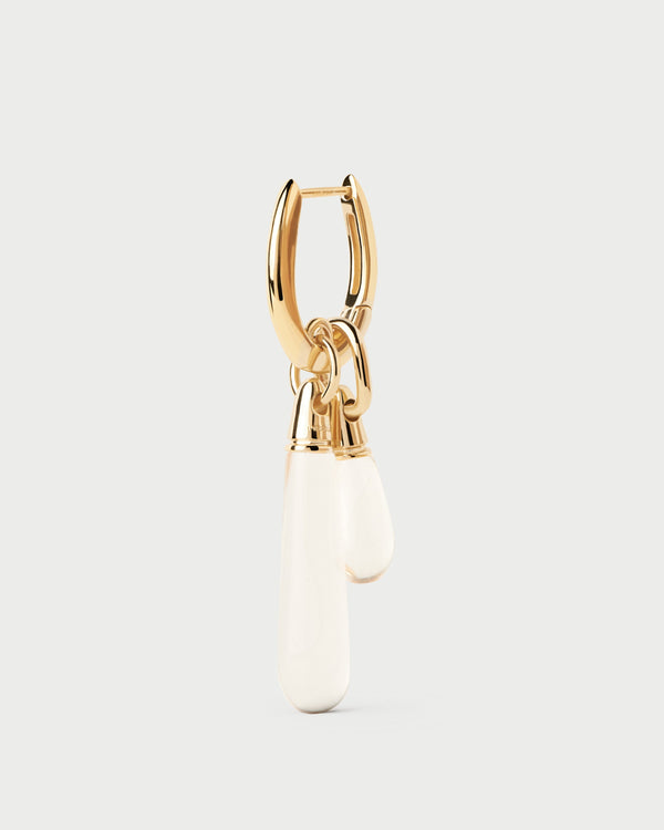 P D Paola Rock Crystal Drop Pendant