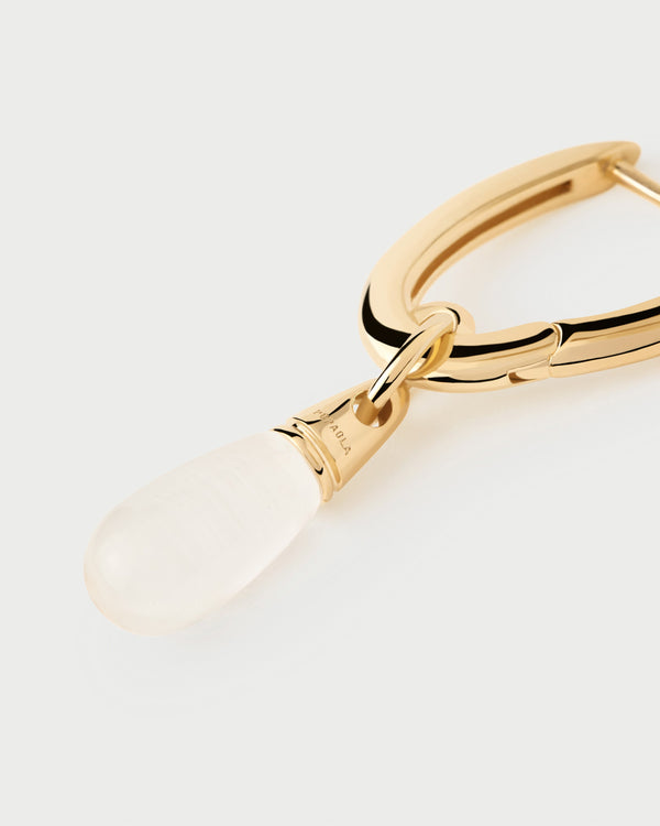 P D Paola Rock Crystal Jupiter Single Hoop