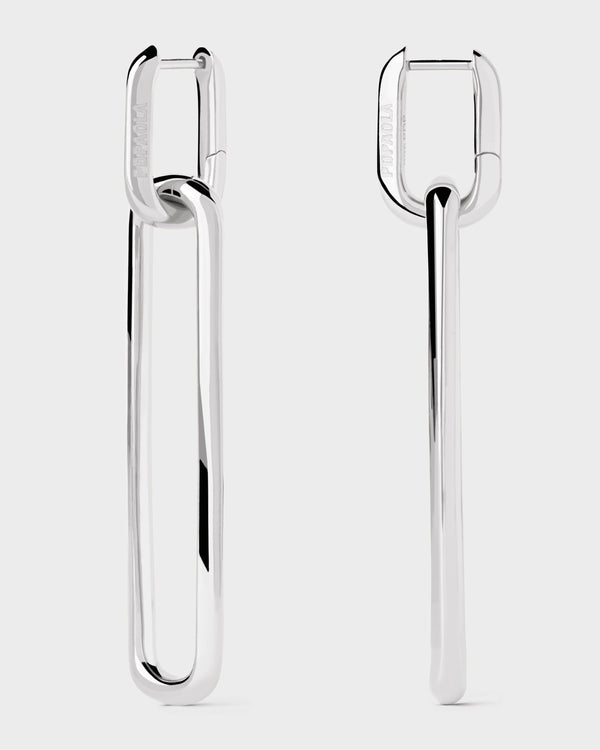 p d paola Rodeo drop silver earrings