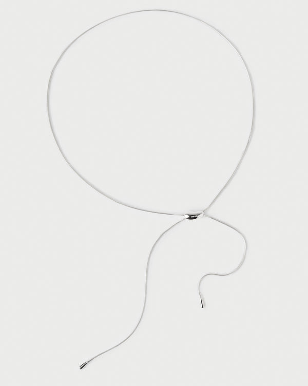 P D Paola Rodeo Silver Slider Necklace