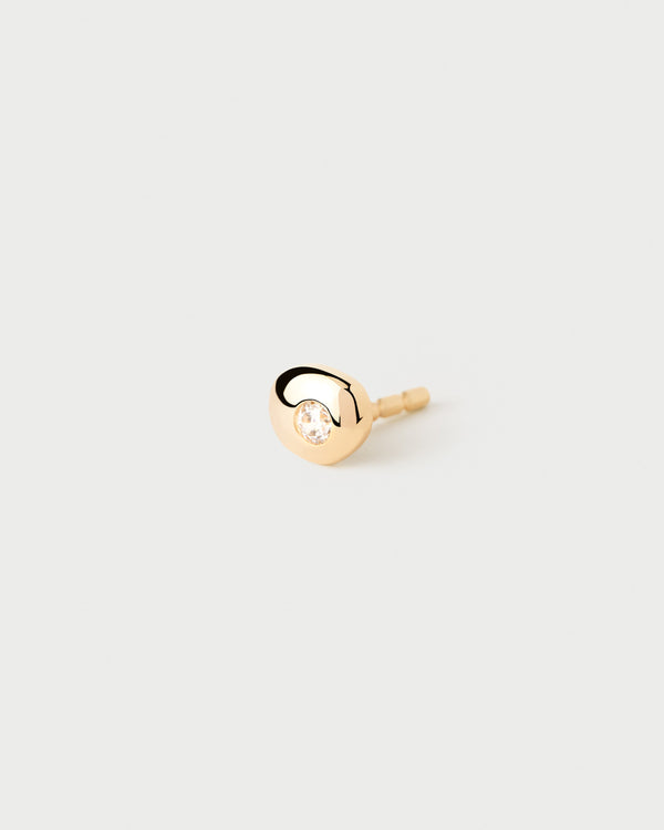 P D Paola Sand Single Stud Earring