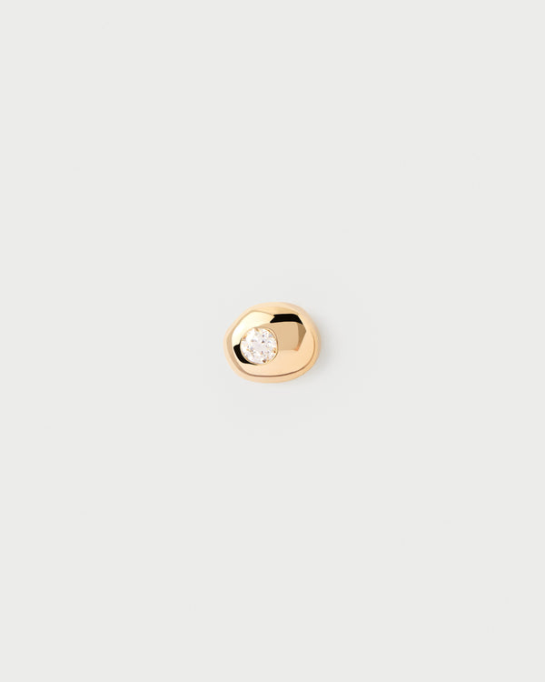 p d paola Sand single stud earring