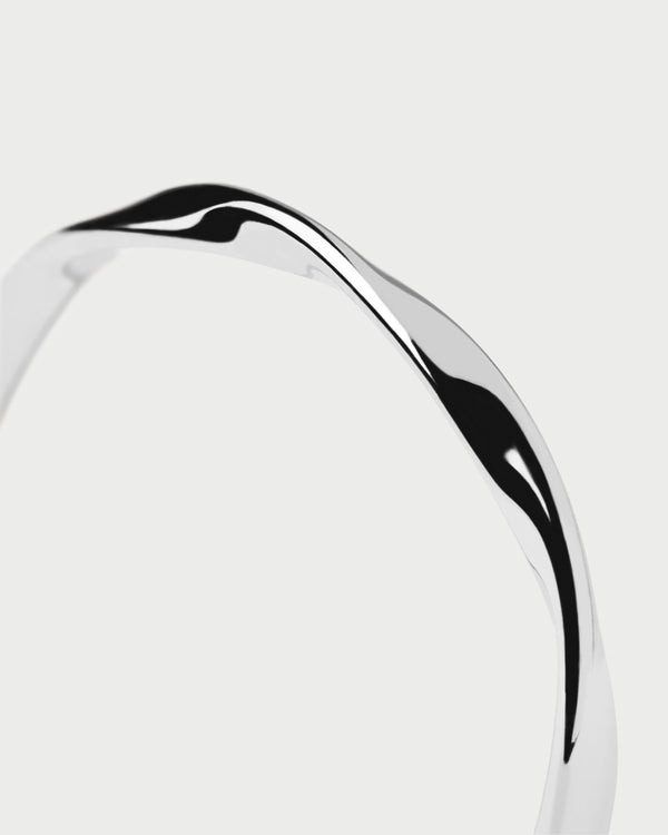 P D Paola Spiral Silver Ring