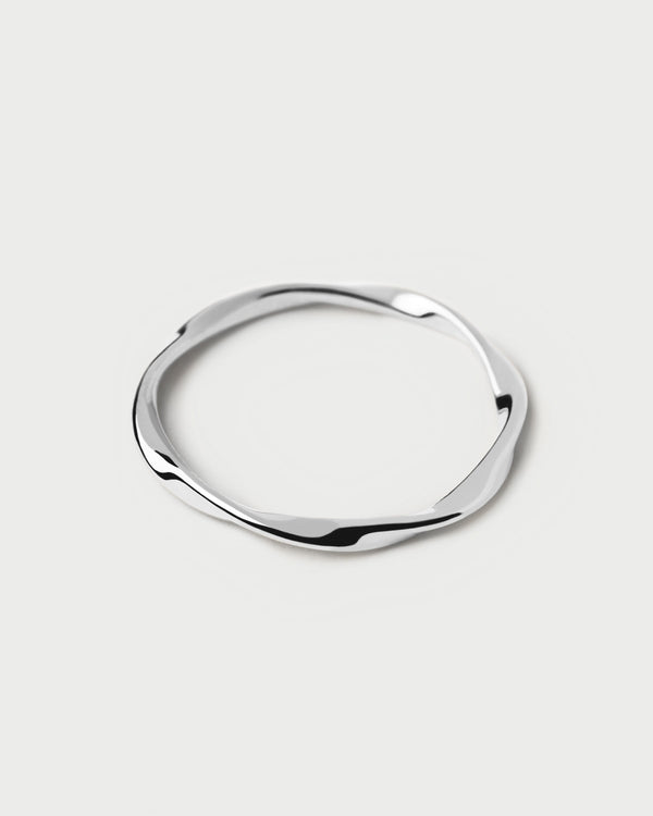 p d paola Spiral Silver Ring