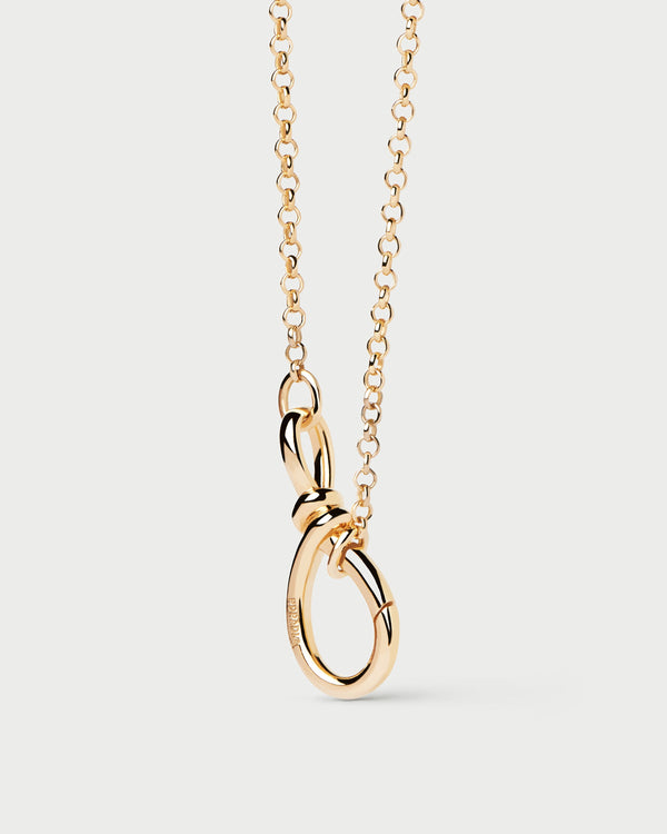 p d paola Stacker Clasp Chain Necklace
