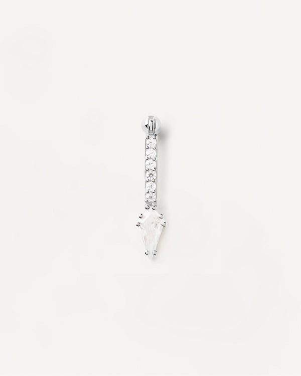 p d paola Super Vero Single Silver Earring