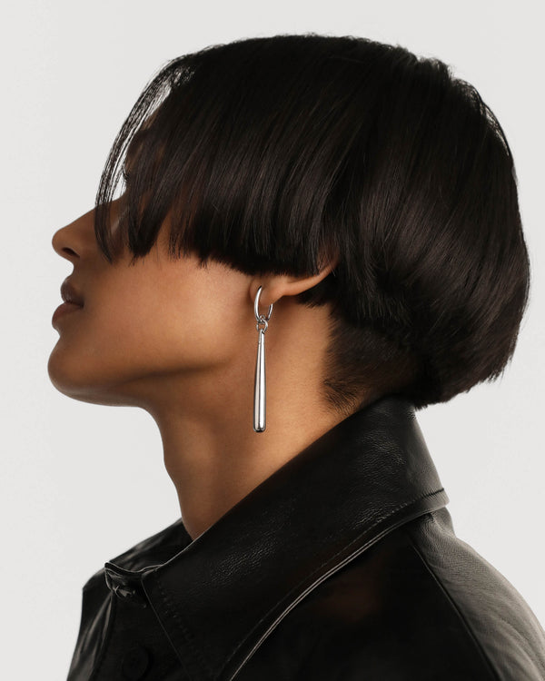 P D Paola Supreme Jupiter Silver Single Hoop