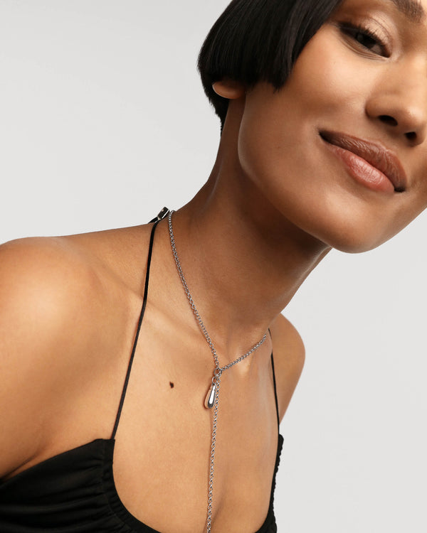 P D Paola Tango Silver Chain Necklace