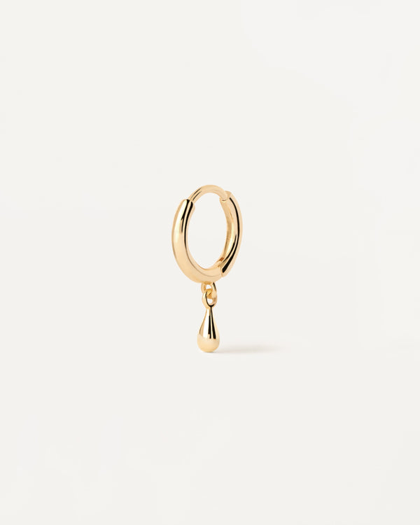 p d paola Teardrop Single Hoop Earring