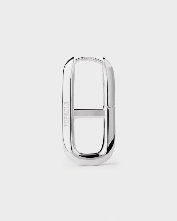 P D Paola Texas Silver Hoops