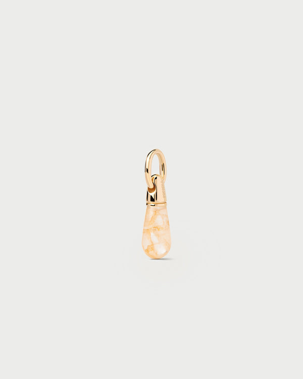 p d paola Yellow Aventurine Drop Pendant
