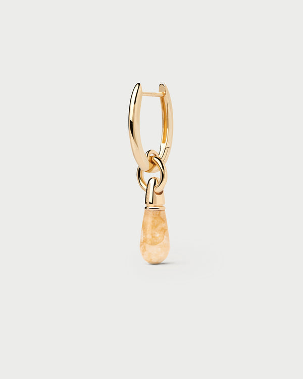 p d paola Yellow Aventurine Jupiter Single Hoop