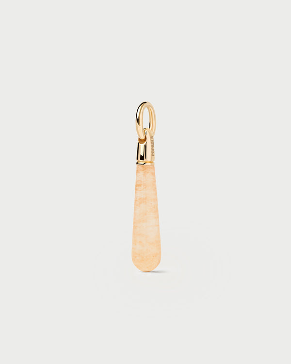 p d paola Yellow Aventurine Large Drop Pendant