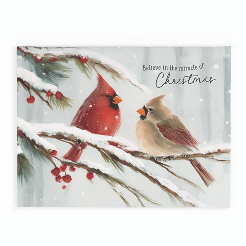 P. Graham Dunn A Cardinal Christmas Collection Canvas - Believe In A Miracle