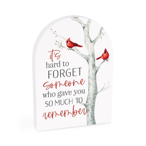 P. Graham Dunn Arched Shape Sign - It's Hard To Forget