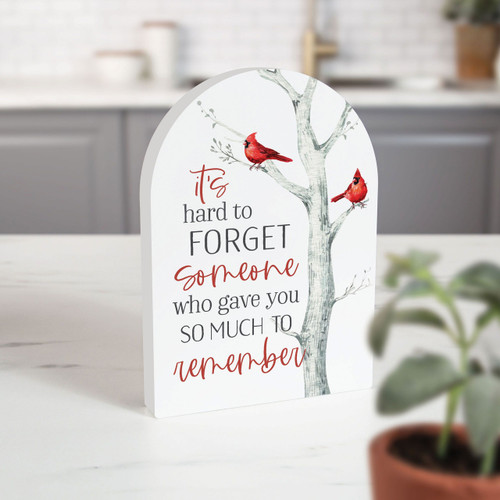 p. graham dunn Arched Shape Sign - It's Hard To Forget