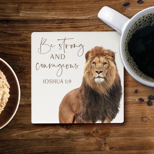 p. graham dunn Be Strong Collection Coaster - Be Strong And Courageous