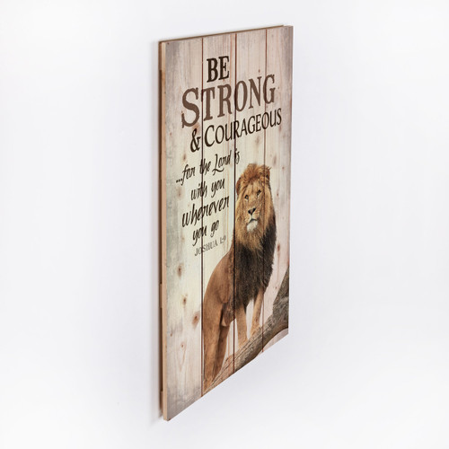 P. Graham Dunn Be Strong Collection Pallet Sign - Be Strong & Courageous