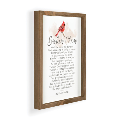 P. Graham Dunn Birds Of A Feather Collection Framed Art - Broken Chain