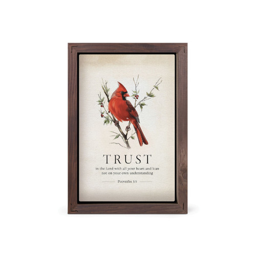P. Graham Dunn Birds Of A Feather Collection Framed Linen Art - Trust In The Lord