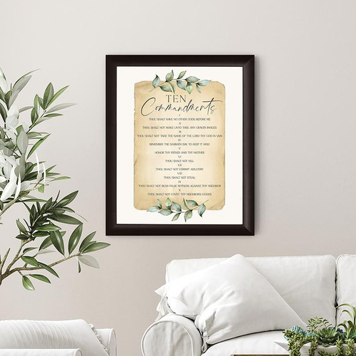 P. Graham Dunn Blessings Collection Framed Art - The Ten XL