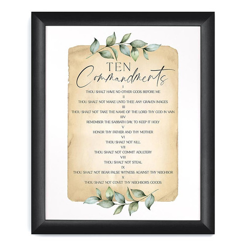 p. graham dunn Blessings Collection Framed Art - The Ten XL