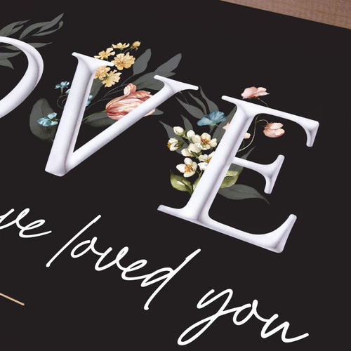 P. Graham Dunn Carved Black Collection - Love One Another