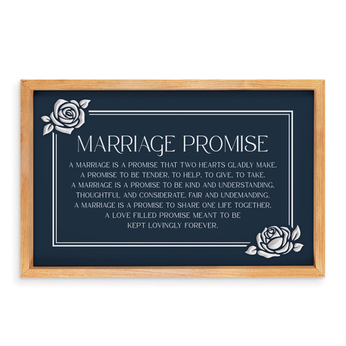 P. Graham Dunn Carved Black Collection - Marriage Promise