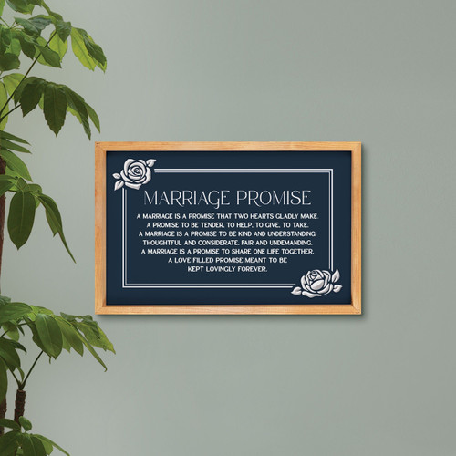 p. graham dunn Carved Black Collection - Marriage Promise