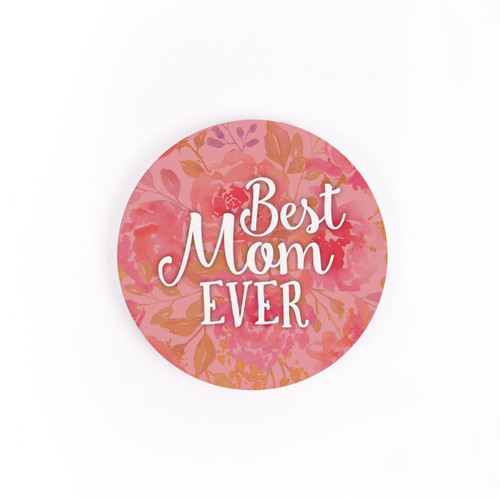 P. Graham Dunn Ceramic Car Coasters (Retail Pack) - Best Mom