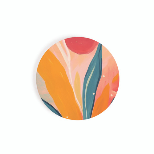 P. Graham Dunn Ceramic Car Coasters (Retail Pack) - Botanical