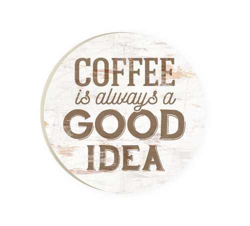 p. graham dunn Ceramic Car Coasters (Retail Pack) - Coffee