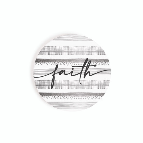 P. Graham Dunn Ceramic Car Coasters (Retail Pack) - Faith