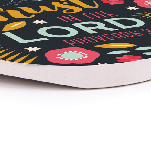 P. Graham Dunn Ceramic Car Coasters (Retail Pack) - Trust In The Lord