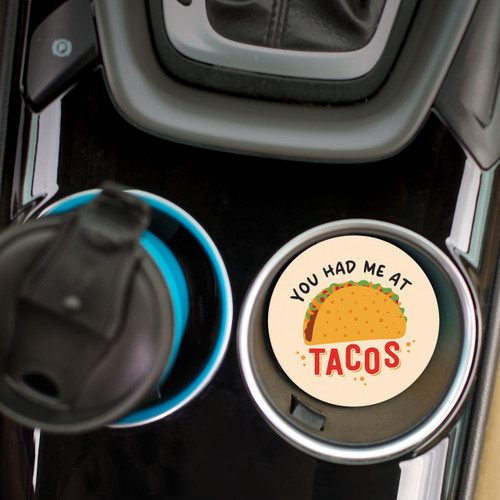 p. graham dunn Ceramic Car Coasters (Retail Pack) - You Had Me At Tacos