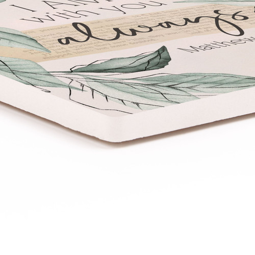 P. Graham Dunn Ceramic Coasters - I Am With You Always