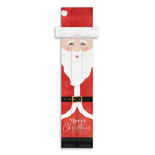 P. Graham Dunn Christmas Porch Sign - Santa Merry Christmas