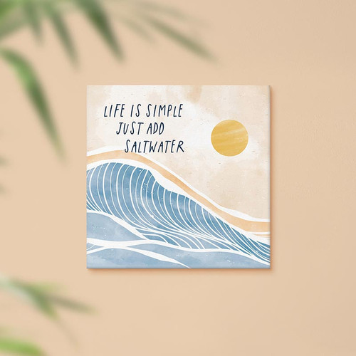 P. Graham Dunn Coastal Collection Canvas - Life Is Simple