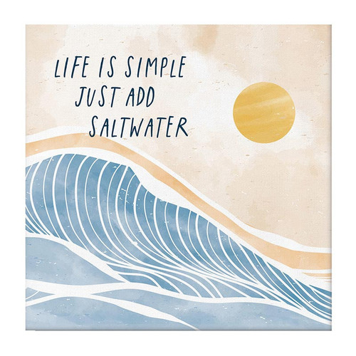 p. graham dunn Coastal Collection Canvas - Life Is Simple