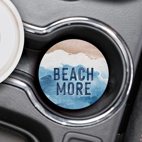 p. graham dunn Coastal Collection Car Coaster (Retail Pack) - Beach More