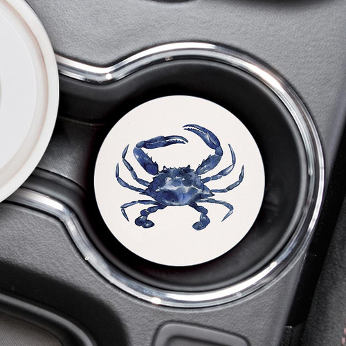p. graham dunn Coastal Collection Car Coaster (Retail Pack) - Blue Crab