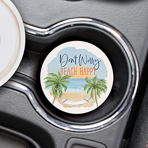 p. graham dunn Coastal Collection Car Coaster (Retail Pack) - Don't Worry