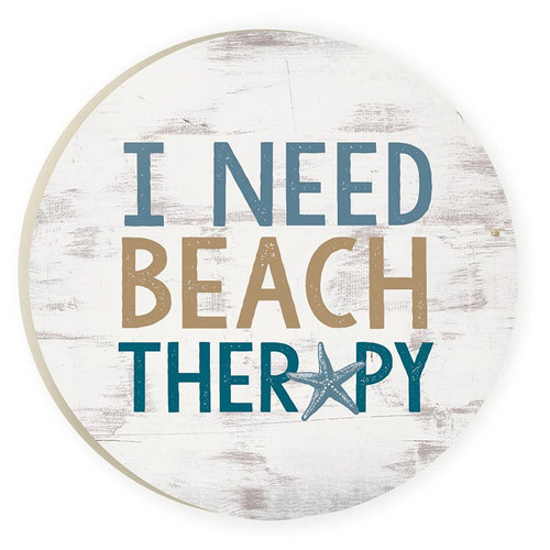 P. Graham Dunn Coastal Collection Car Coaster (Retail Pack) - I Need Beach