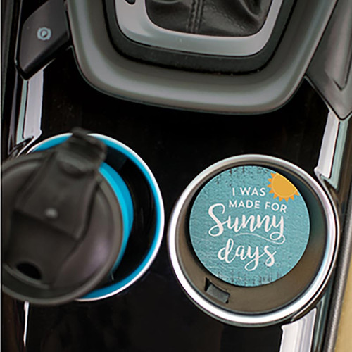 p. graham dunn Coastal Collection Car Coaster (Retail Pack) - I Was Made For Sunny